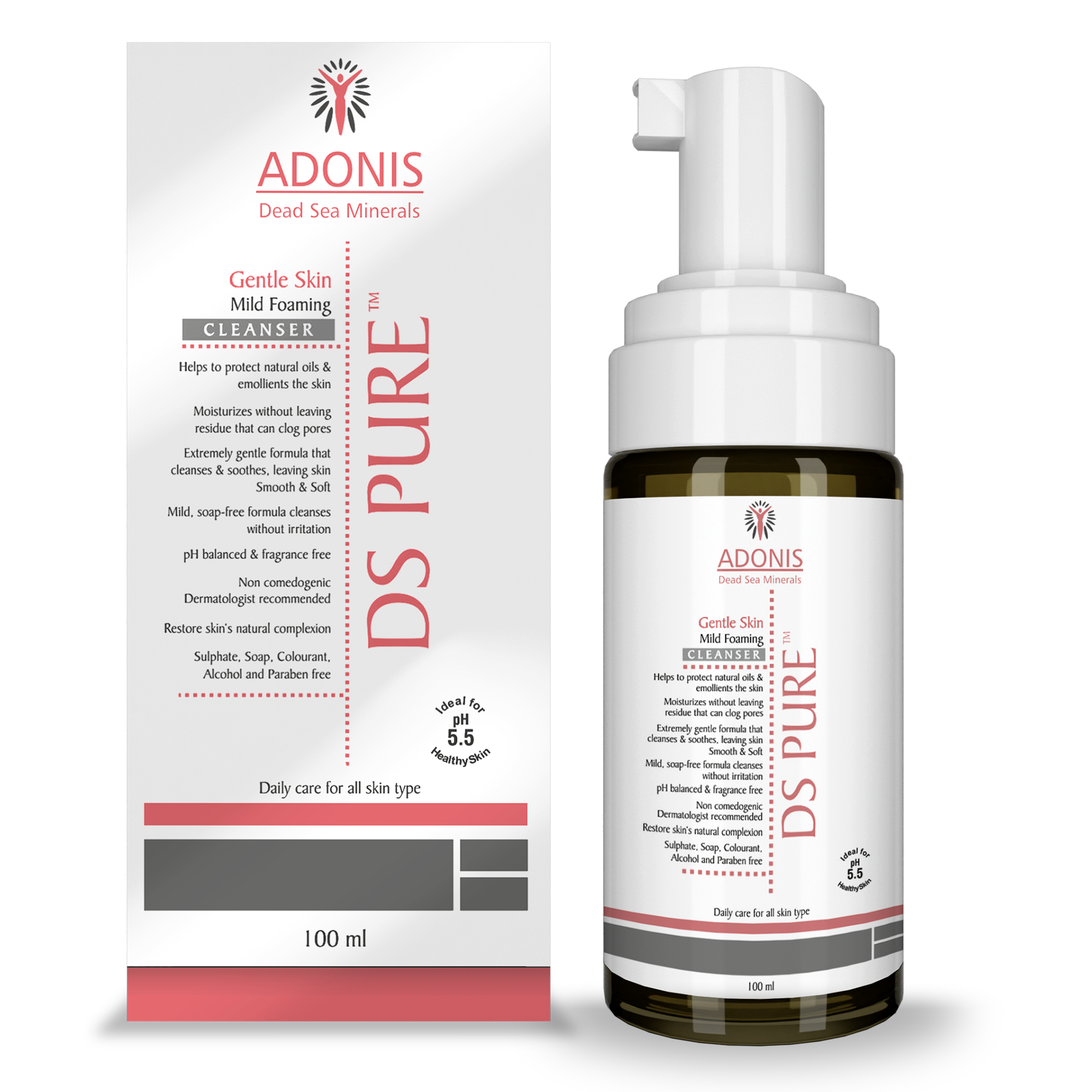 DS PURE MILD FOAMING CLEANSER